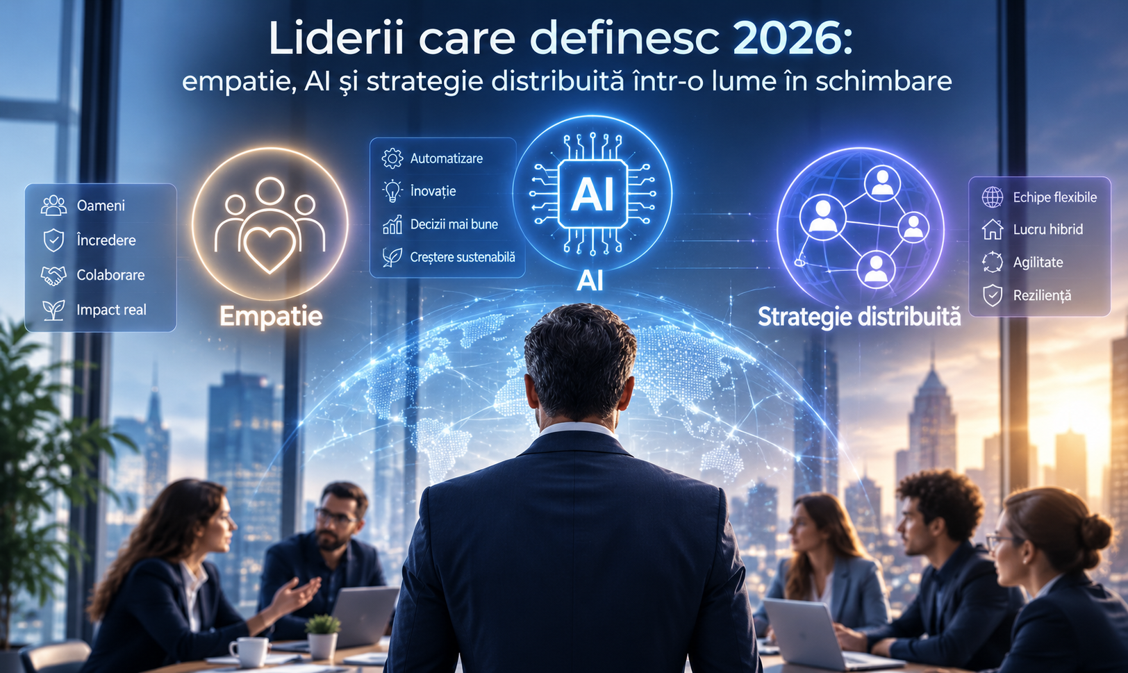 Liderii care definesc 2026: cum se transformă rolul de lider într-o lume dominată de tehnologie și schimbare accelerată